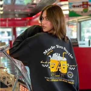 Mayfair Group Made You Smile Jet Crewneck in S/M